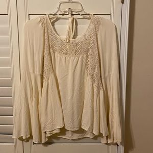 Cream blouse